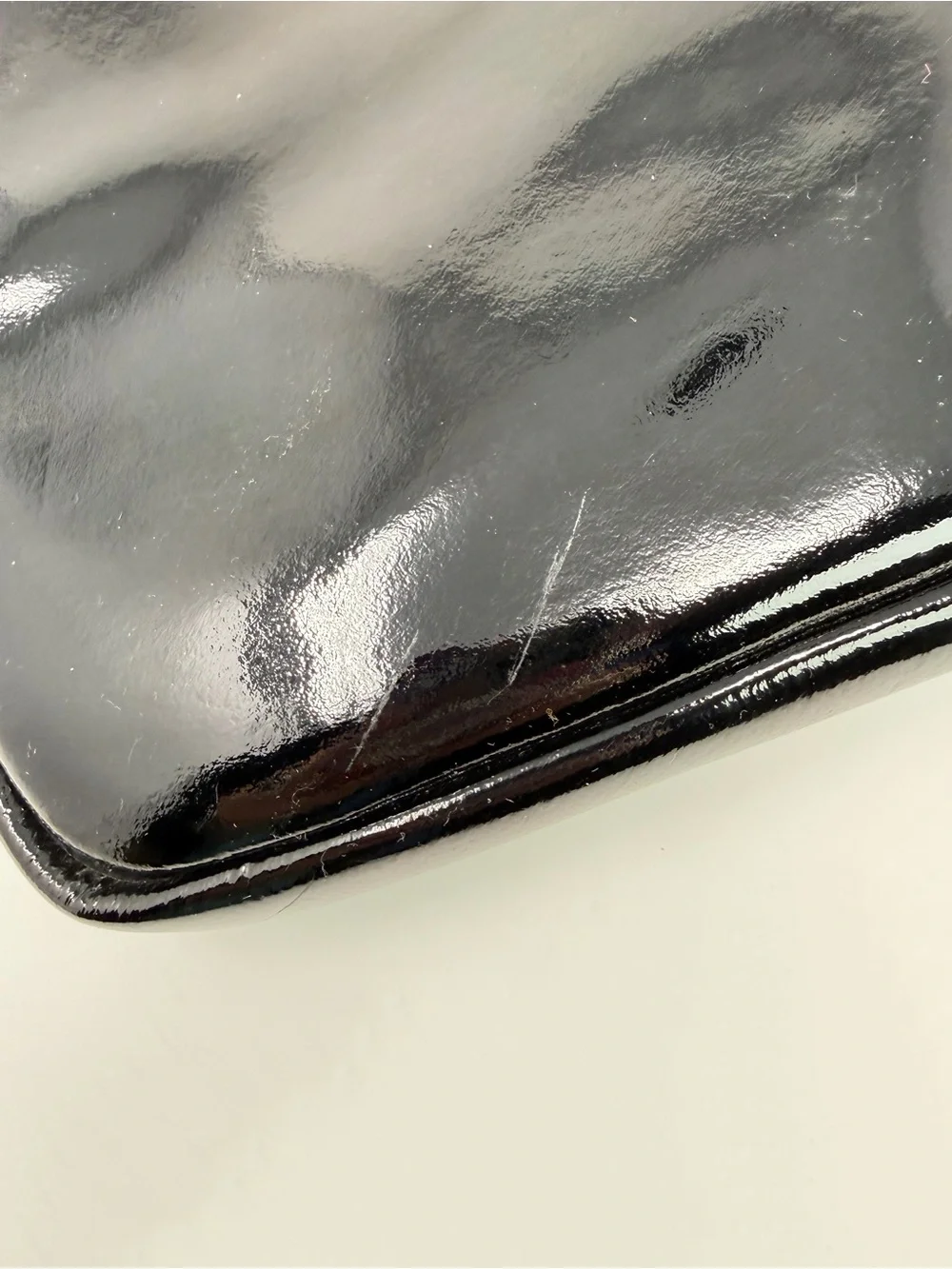 Kate Spade Bryce Black Patent Leather Flicker iPad Pouch Crossbody Bag Clutch